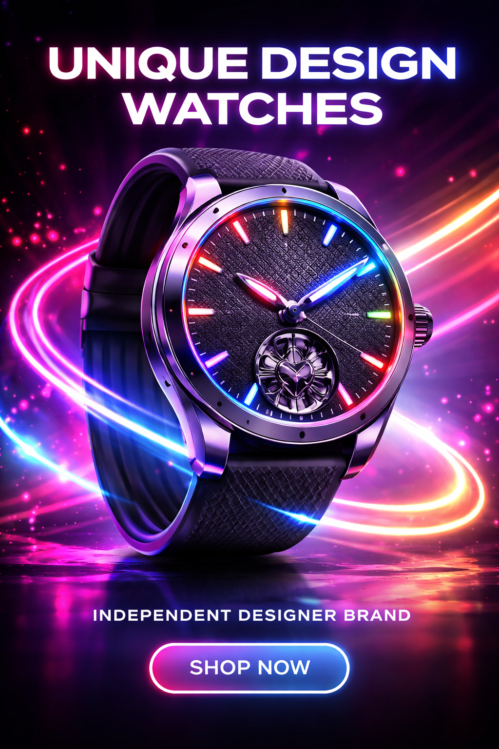 NovaTime Neon Edge watch